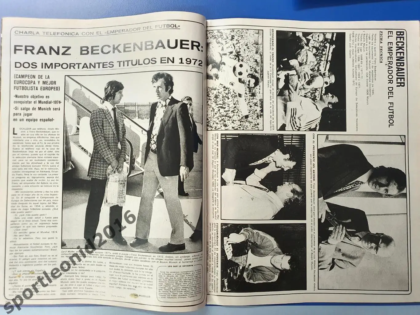 AS COLOR 1973. Раритет.Постер Бекенбауэр. 4