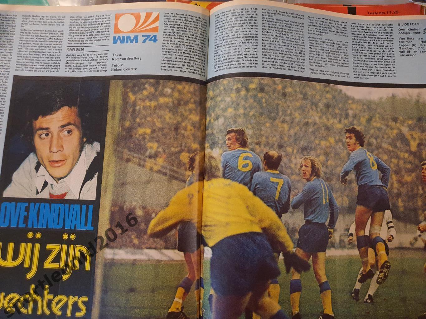Voetbal International 1974.7 топ выпускОВ.Итоговые к ЧМ-74.2 4