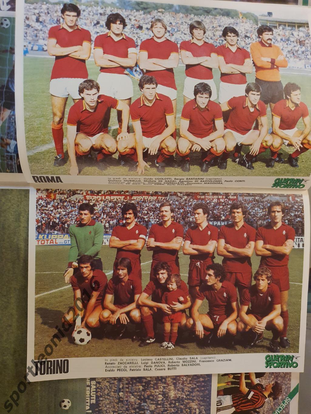 Guerin Sportivo 46/1977.12 постеров клубов высшей итальянской лиги.2 2