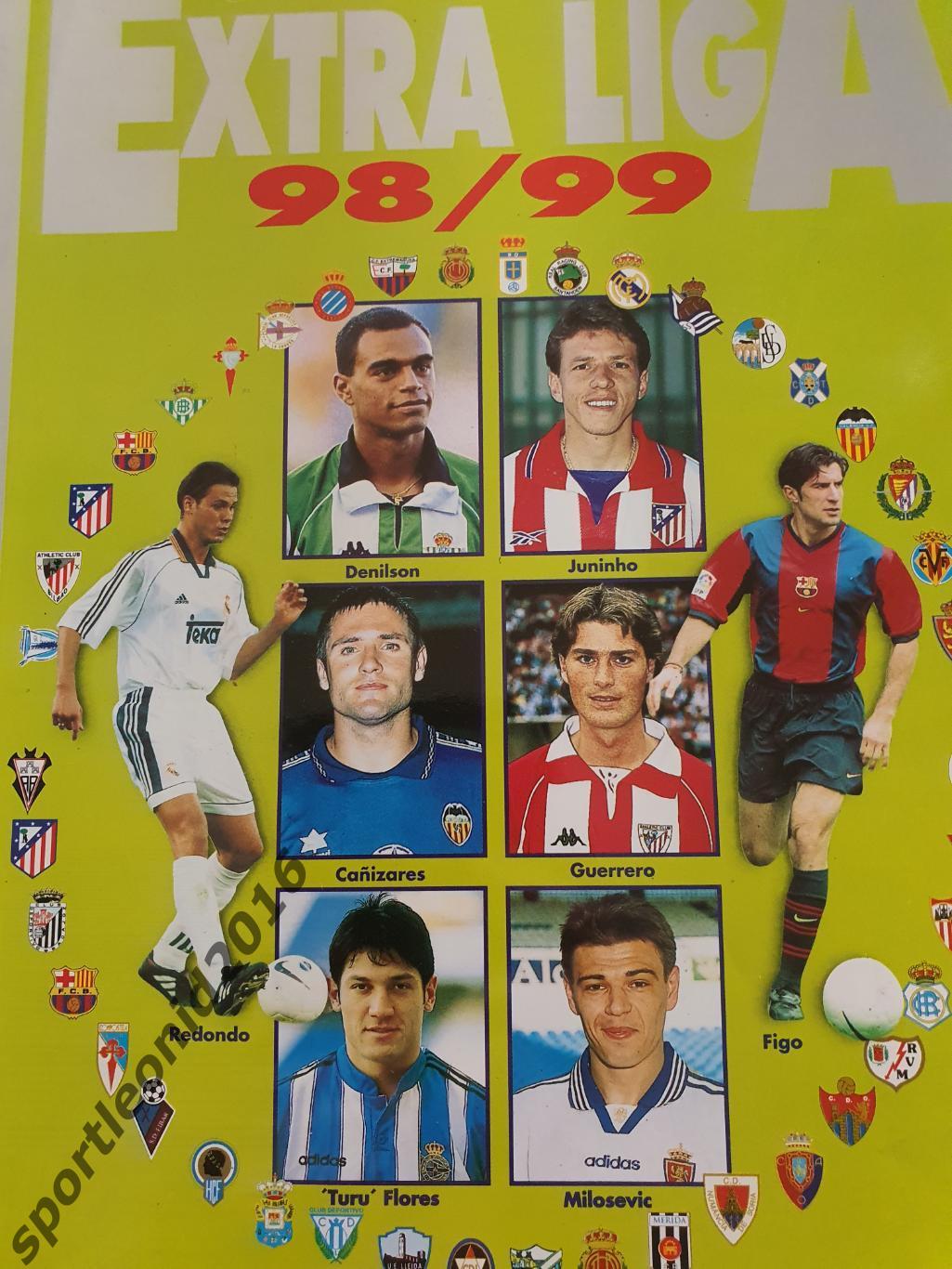 DON BALON EXTRA La Liga-99/98 Представление всех клубов . Постеры. 1