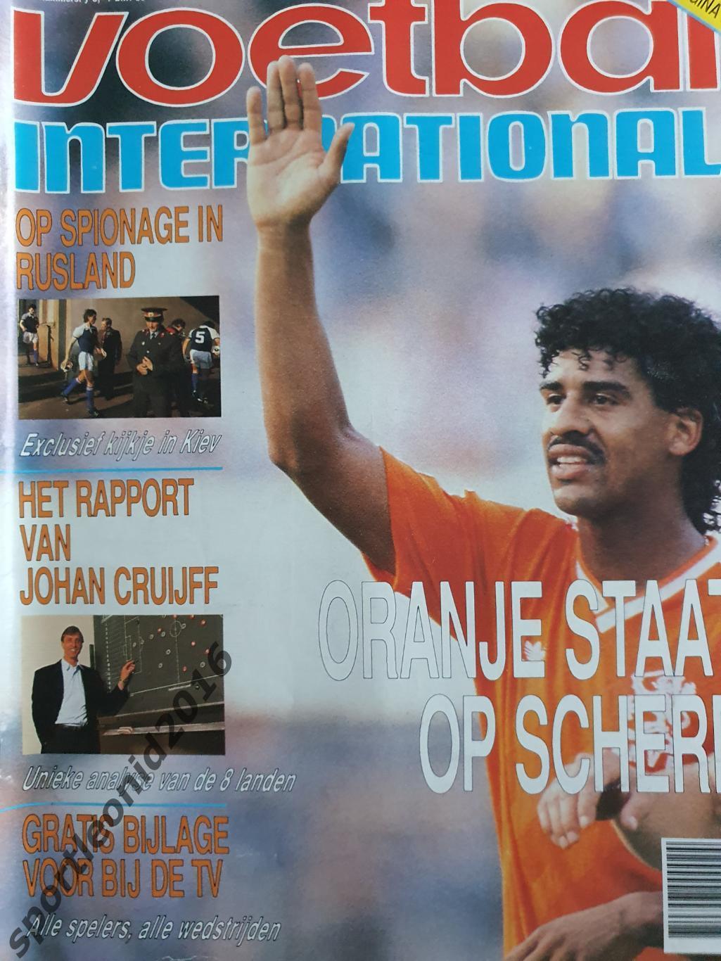 Voetbal International 1988.Годовая подписка.52 номера +4 спецвыпуска к Евро-88.1 4