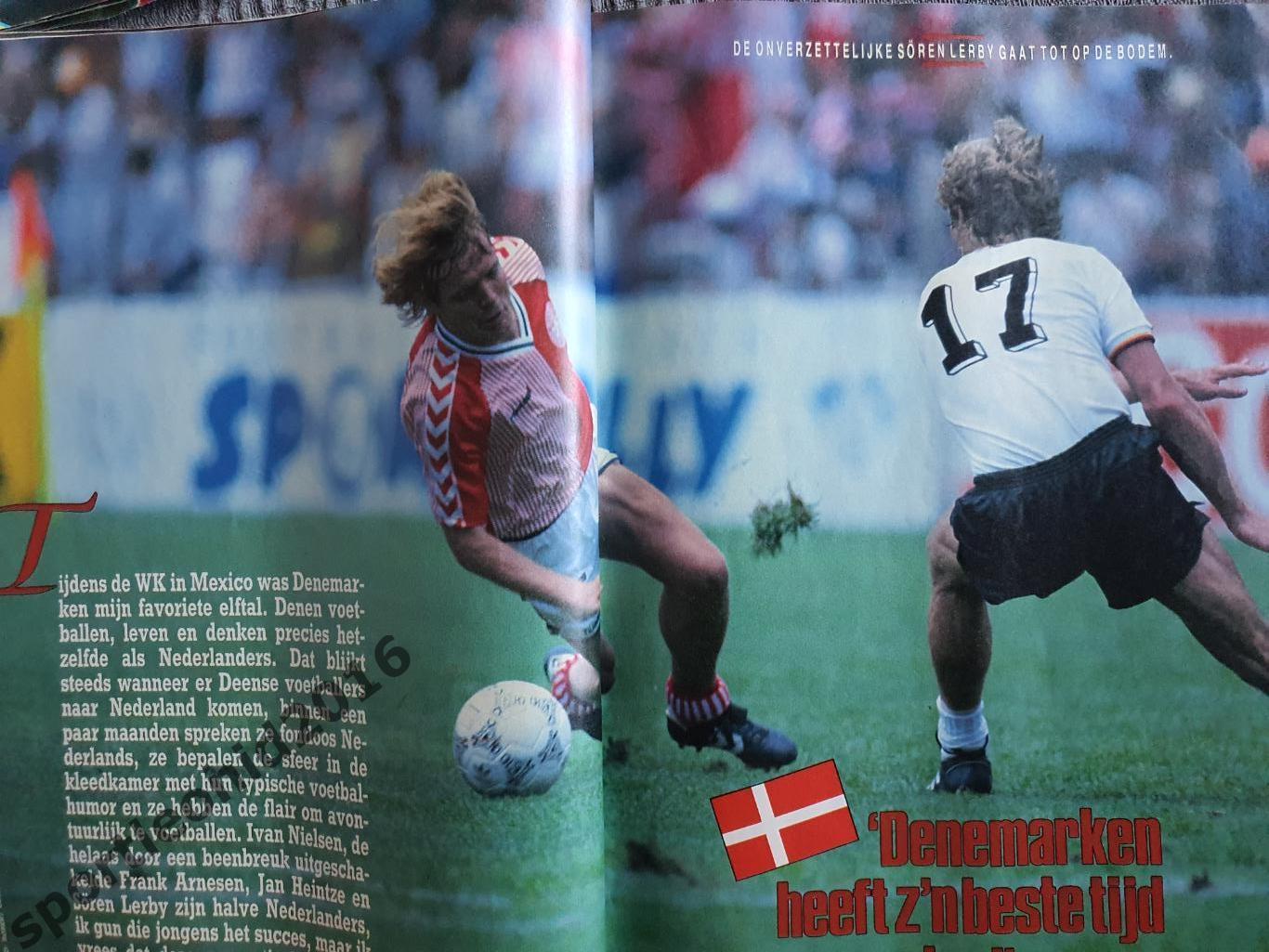 Voetbal International 1988.Годовая подписка.52 номера +4 спецвыпуска к Евро-88.4 5