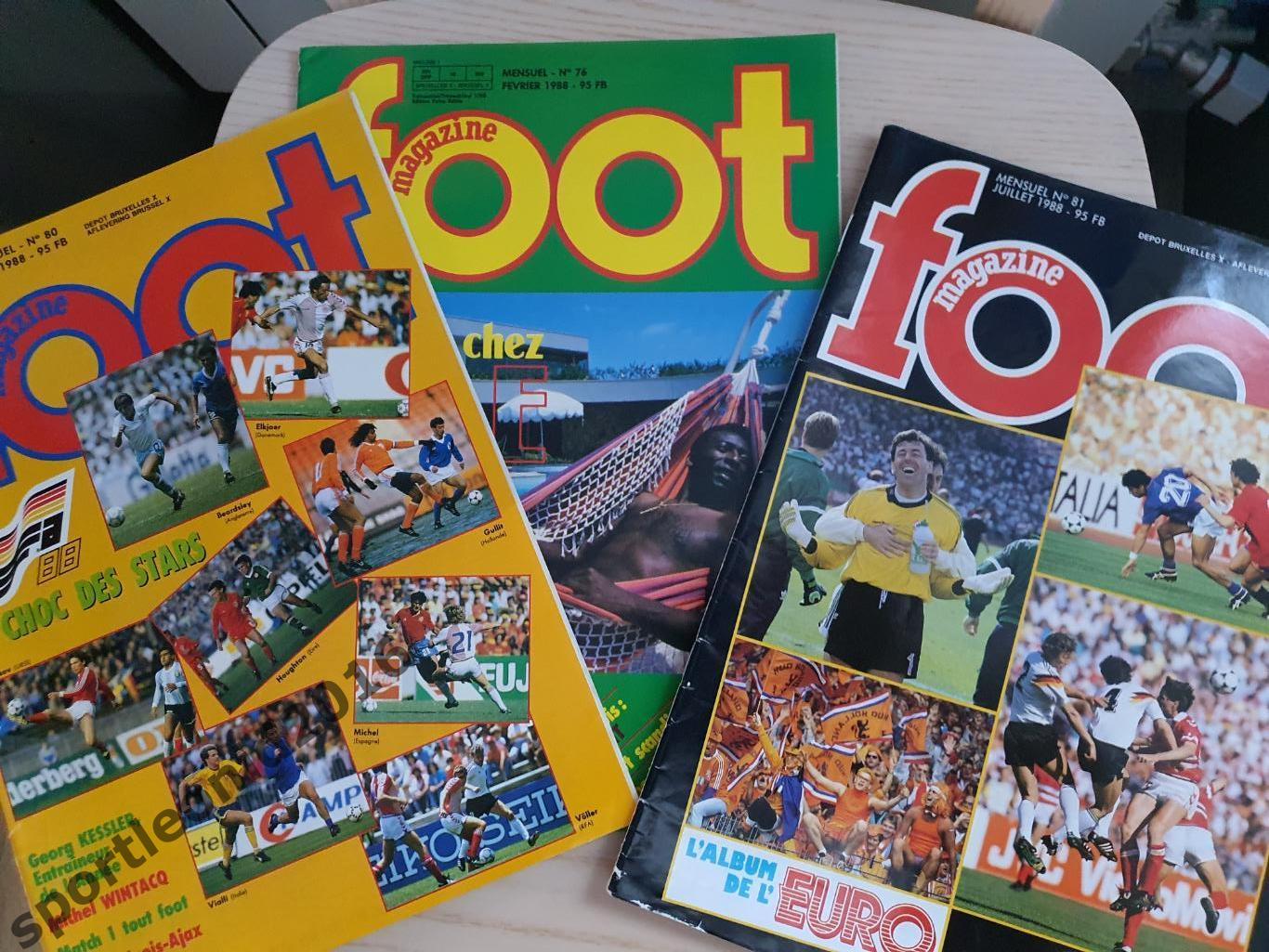 СУПЕР ЛОТ БЕЛЬГИЙСКОГО FOOT 3 ТОП ВЫПУСКА 1988.1 1