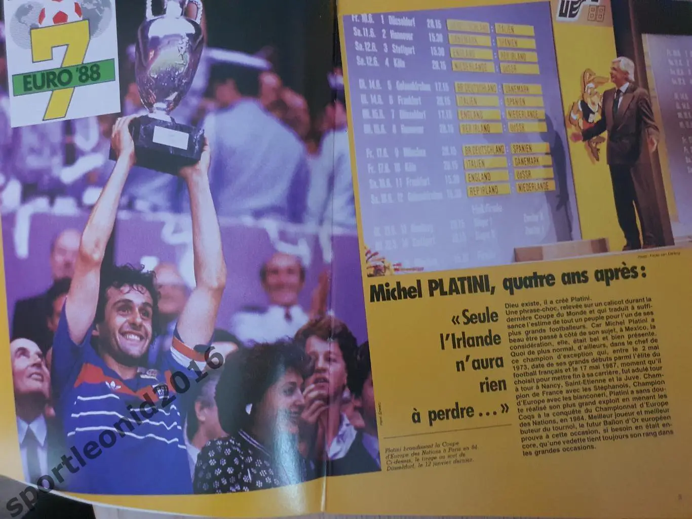 СУПЕР ЛОТ БЕЛЬГИЙСКОГО FOOT 3 ТОП ВЫПУСКА 1988.2 5