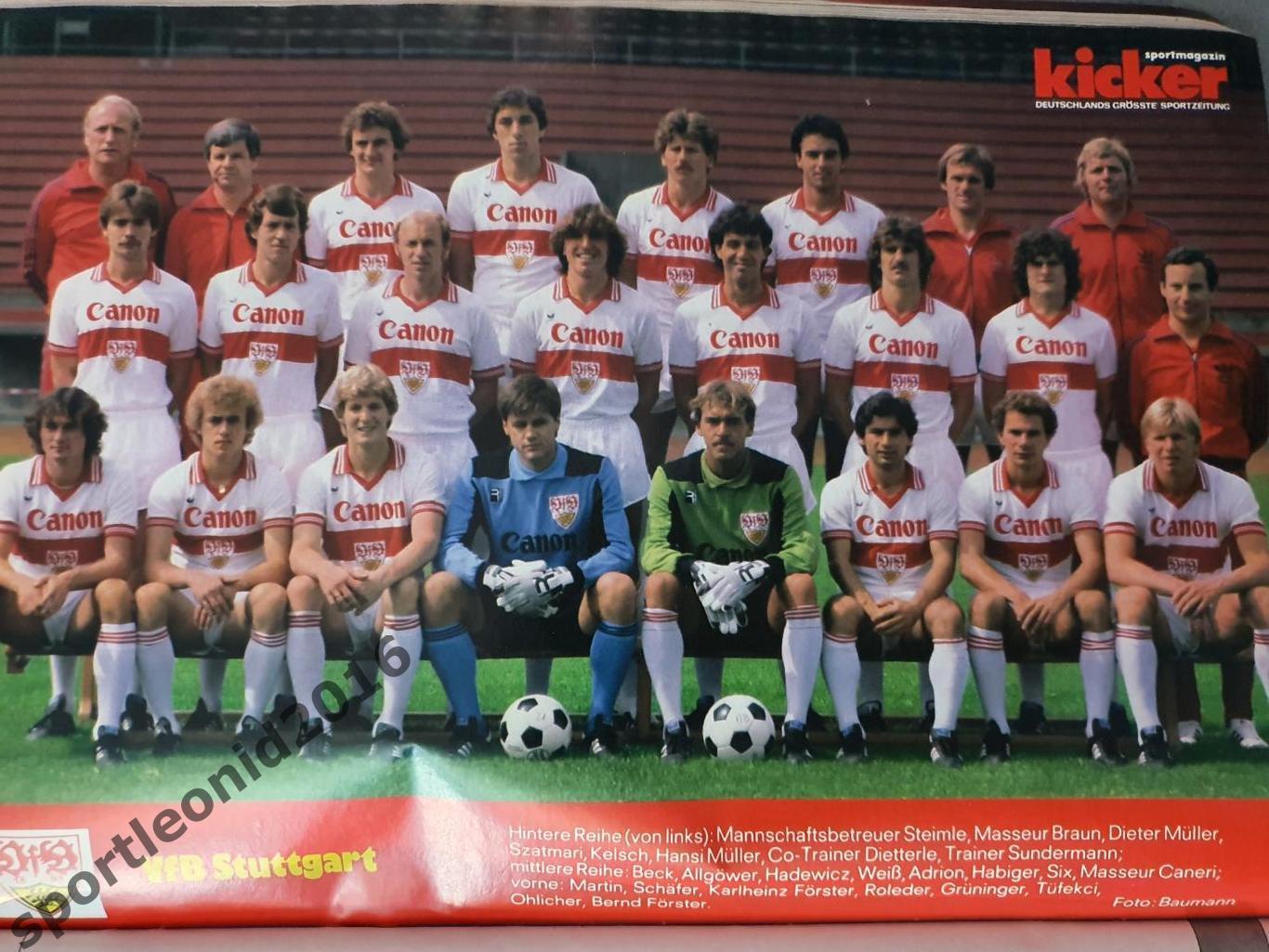 KICKER SONDERHEFT 1981/82. 38 ПОСТЕРОВ! 6