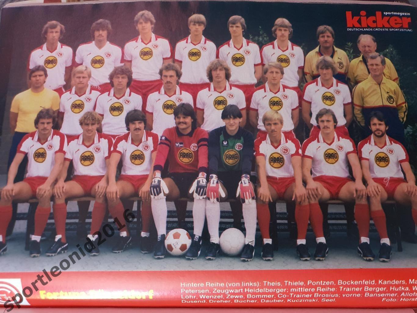 KICKER SONDERHEFT 1981/82. 38 ПОСТЕРОВ! 2 3