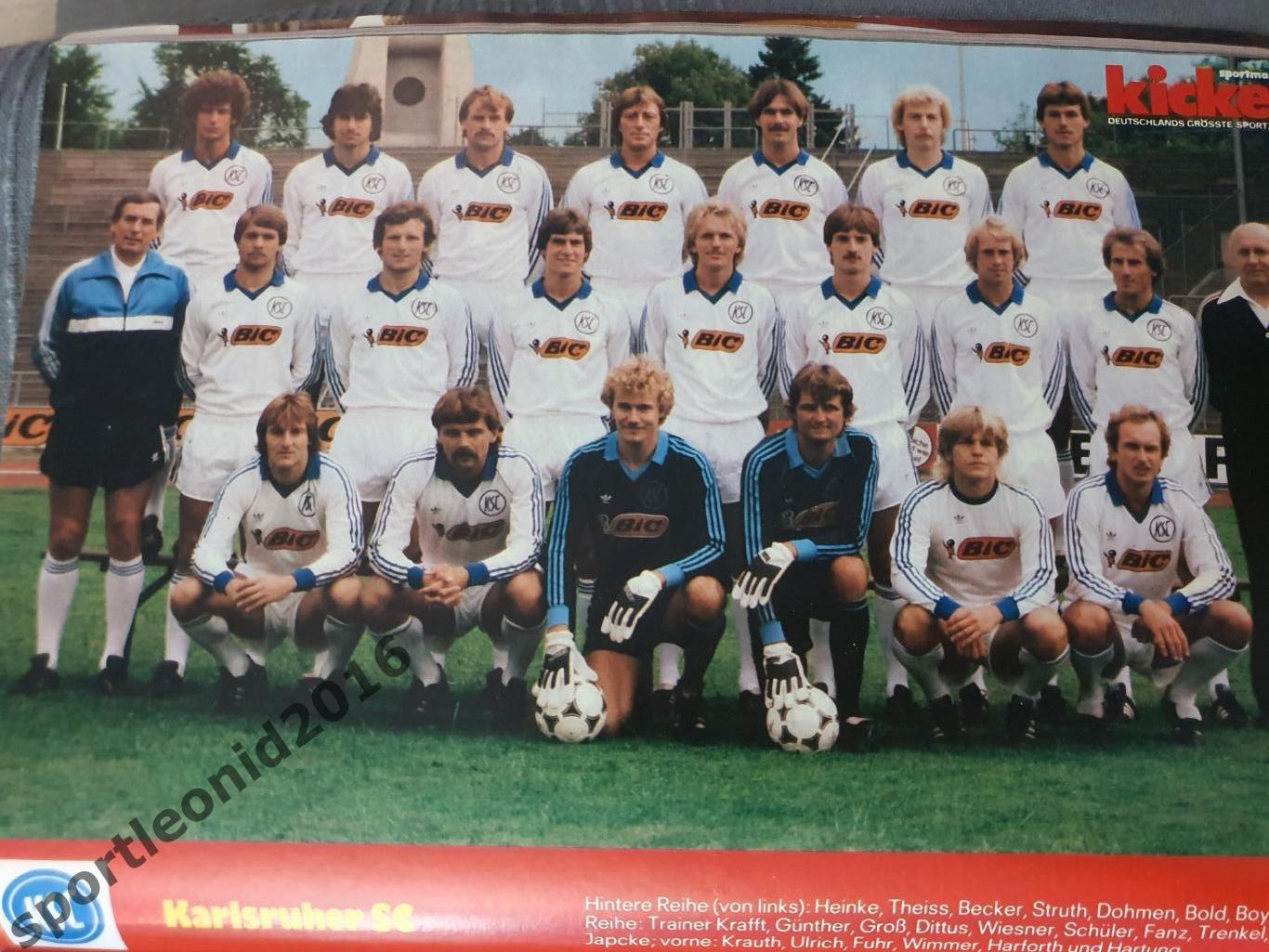 KICKER SONDERHEFT 1981/82. 38 ПОСТЕРОВ! 2 5