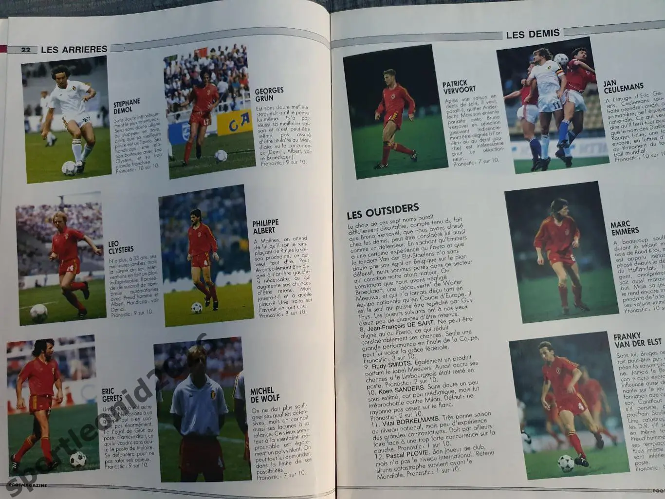 3 ТОП ВЫПУСКА БЕЛЬГИЙСКОГО FOOT 1989/90 .1 3