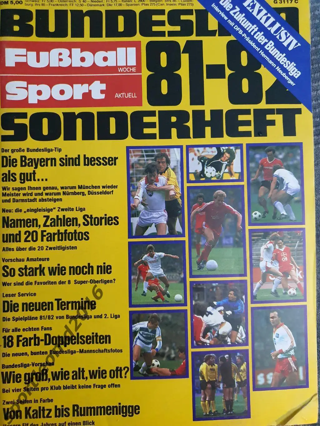 Fussball Woche Sonderheft-81/82 .1 1