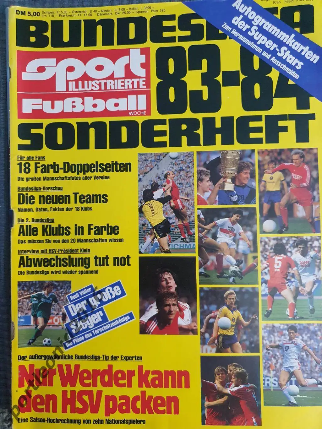 Fussball Woche Sonderheft-83/84 .2 1