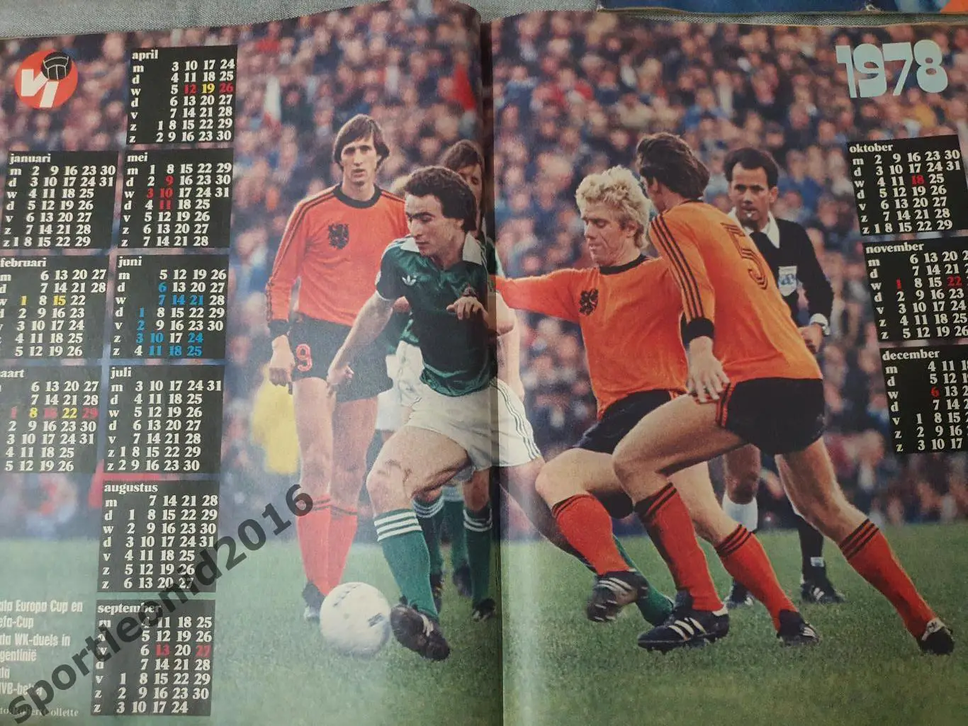 Voetbal International 1977. ПОДПИСКА 50 ЖУРНАЛОВ. 3 ФАЙЛ ИЗ 3 2