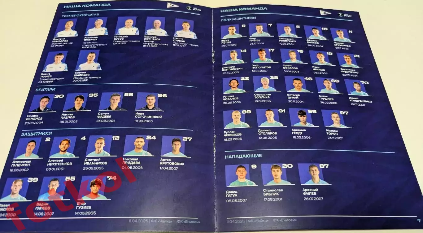 ФК ЧАЙКА Песчанокопское - ФК ЕНИСЕЙ Красноярск 11.04.2026 3