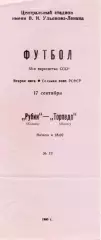 РУБИН Казань - ТОРПЕДО Миасс 17.09.1990