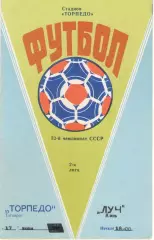 ТОРПЕДО Таганрог - ЛУЧ Азов 17.06.1989