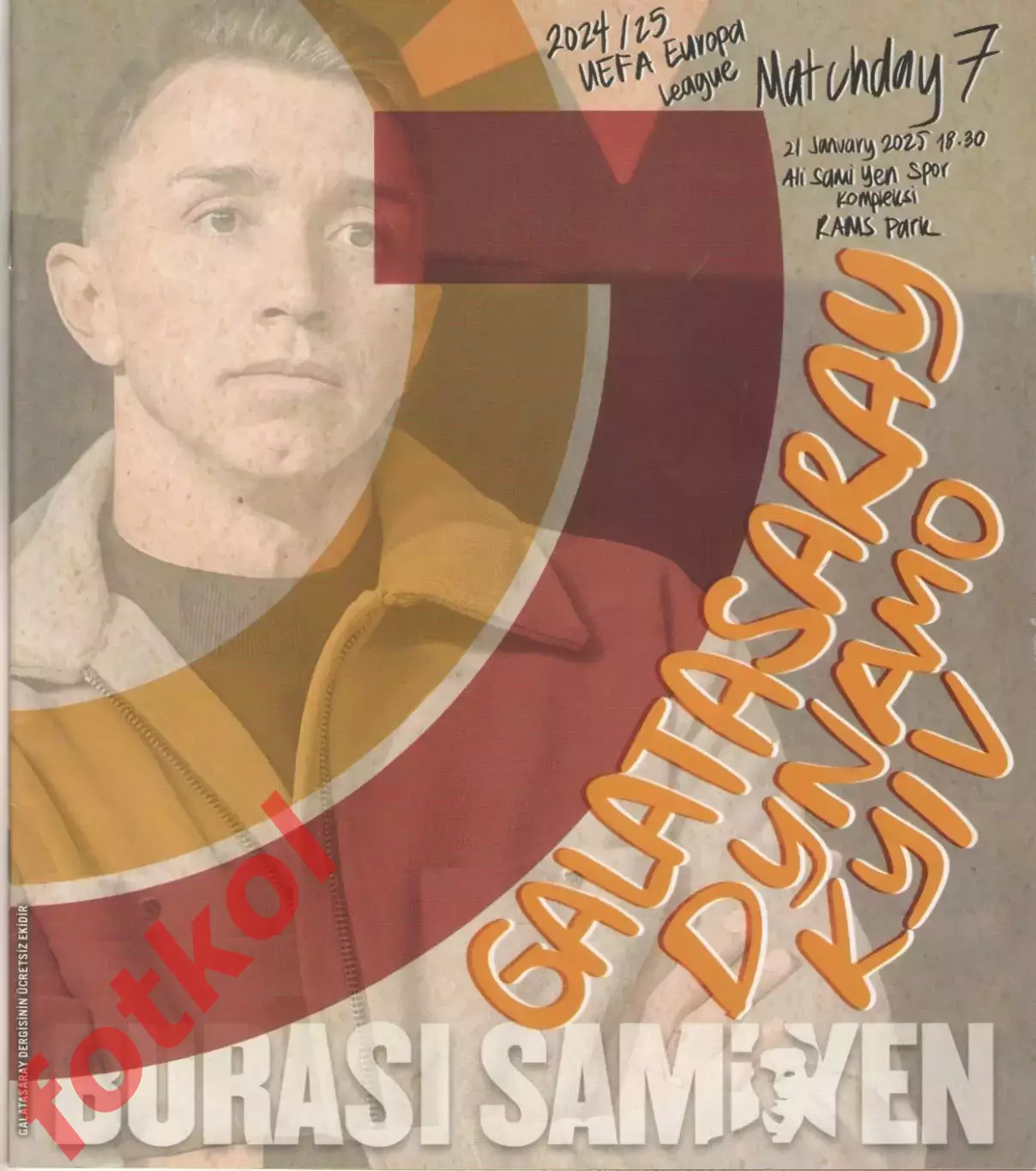 ГАЛАТАСАРАЙ Стамбул/Турция - ДИНАМО Киев/Украина 21.01.2025