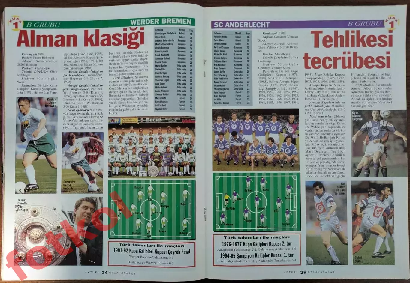 ГАЛАТАСАРАЙ Турция - СПАРТАК Москва 1993/1994 ЛИГА ЧЕМПИОНОВ - СПЕЦВЫПУСК 5