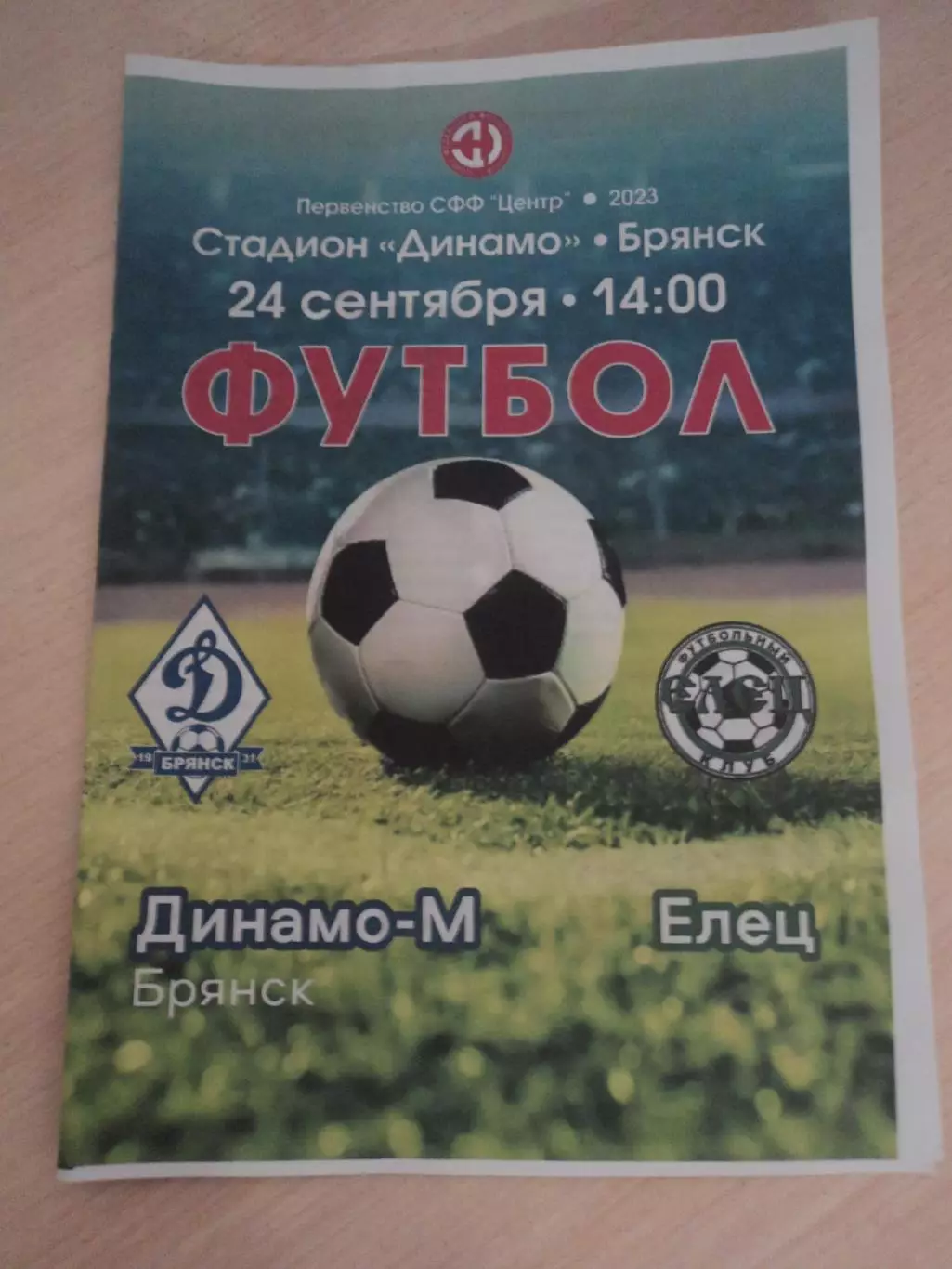 Динамо-М Брянск-Елец 2023