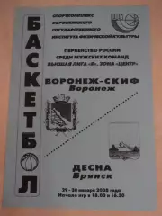 Воронеж-СКИФ-Десна Брянск 29-30.01.2008