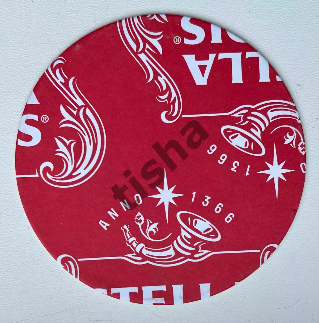 Бирдекель (пивная подставка) STELLA ARTOIS (Бельгия)