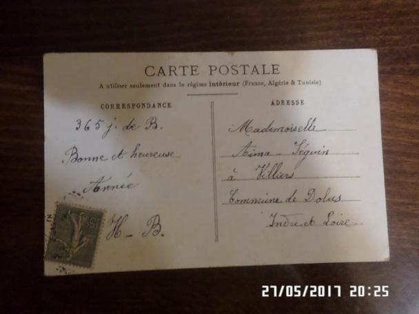 почтовая открытка Франция, начало 20-го века 1