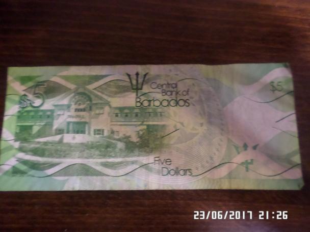 5 долларов Барбадос 1