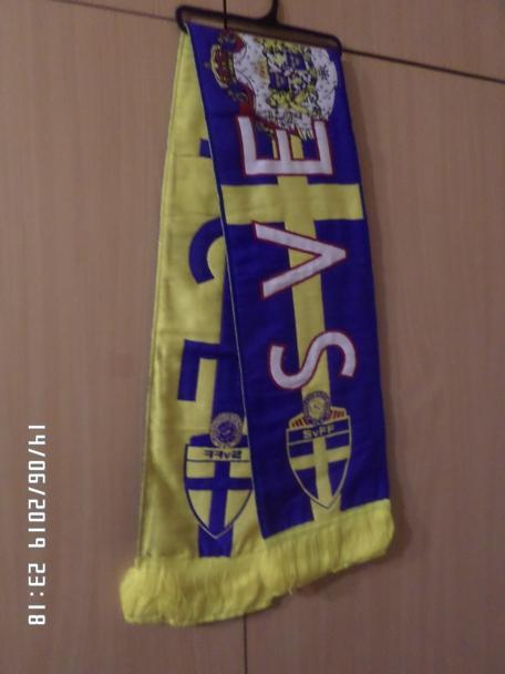 шарф сборная Швеция