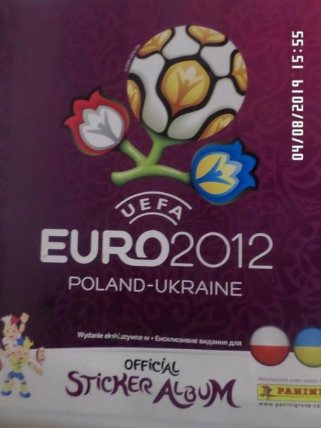 Альбом для наклеек ЕВРО-2012 чистый + 6 наклеек