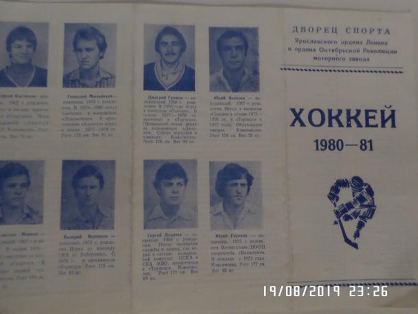 программа Торпедо Ярославль 1980-1981