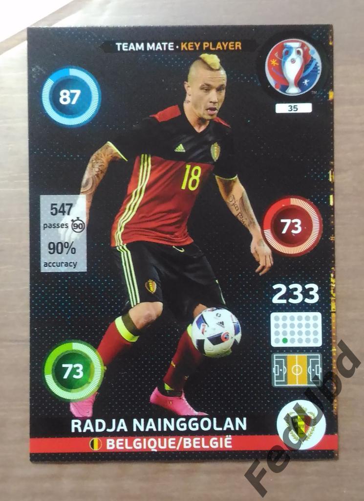 Panini Евро 2016 Adrenalyn - #35 Base Nainggolan Belguim