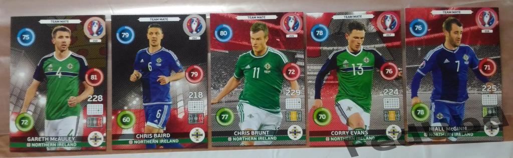 Panini Евро 2016 Adrenalyn - Base Northern Ireland