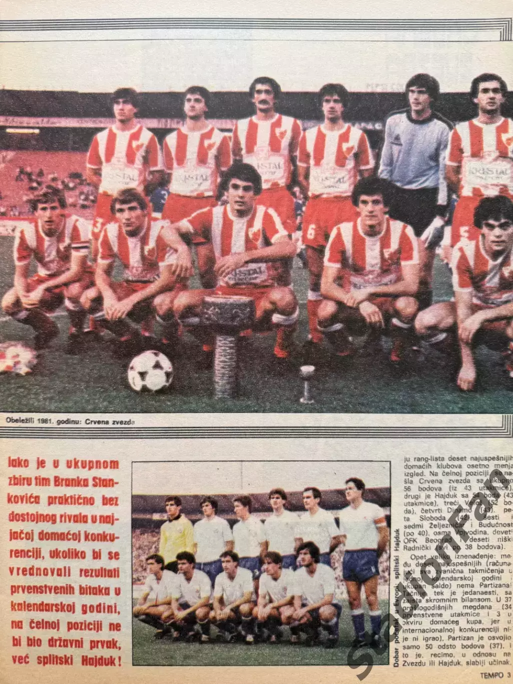 Журнал Tempo nr 829 - 1982 1