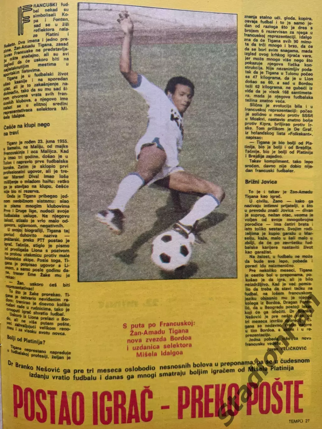 Журнал Tempo nr 829 - 1982 5