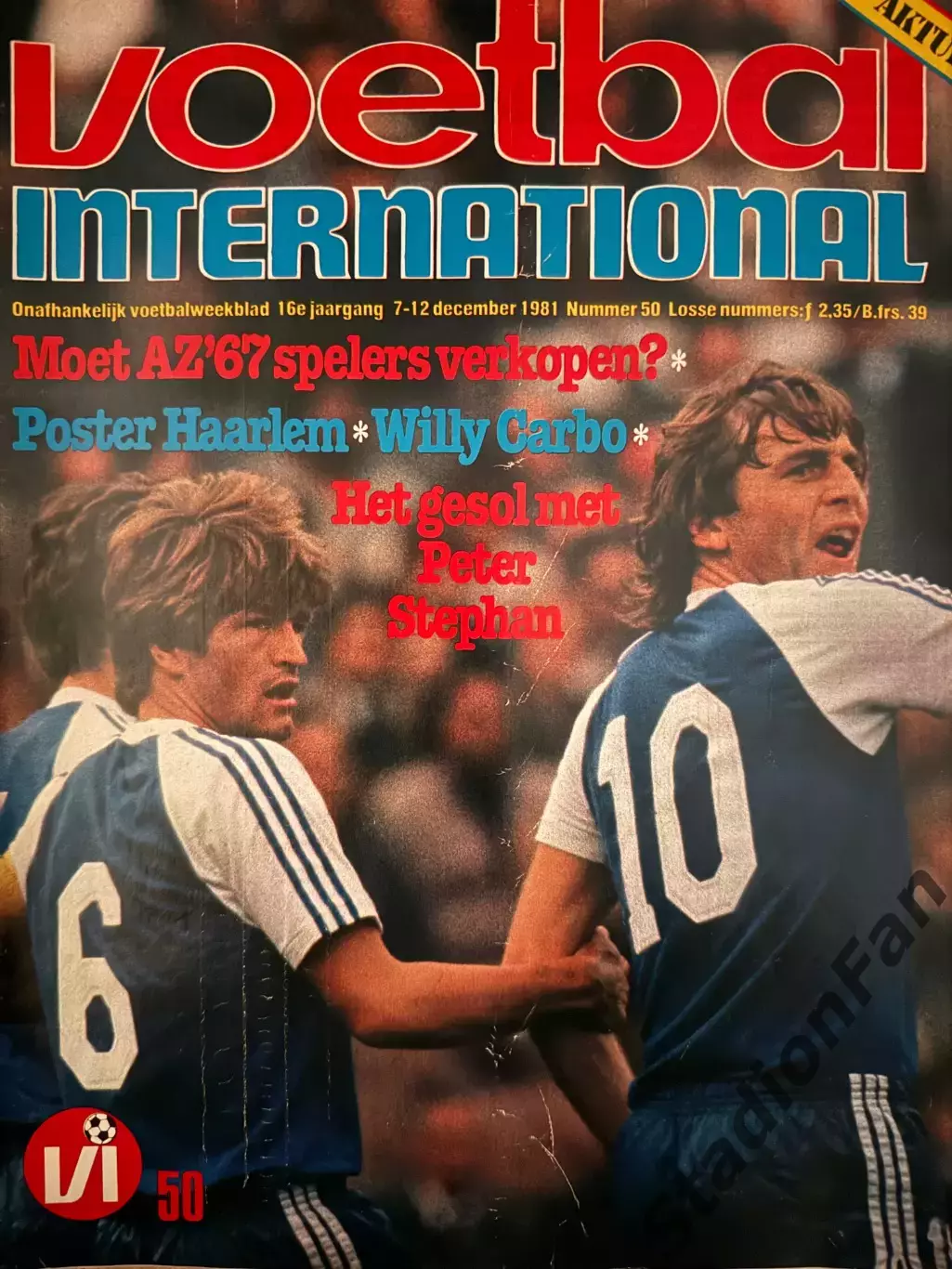 8 журналов Voetbal nr.45,46,47,48,49,50,51,52-1981 5
