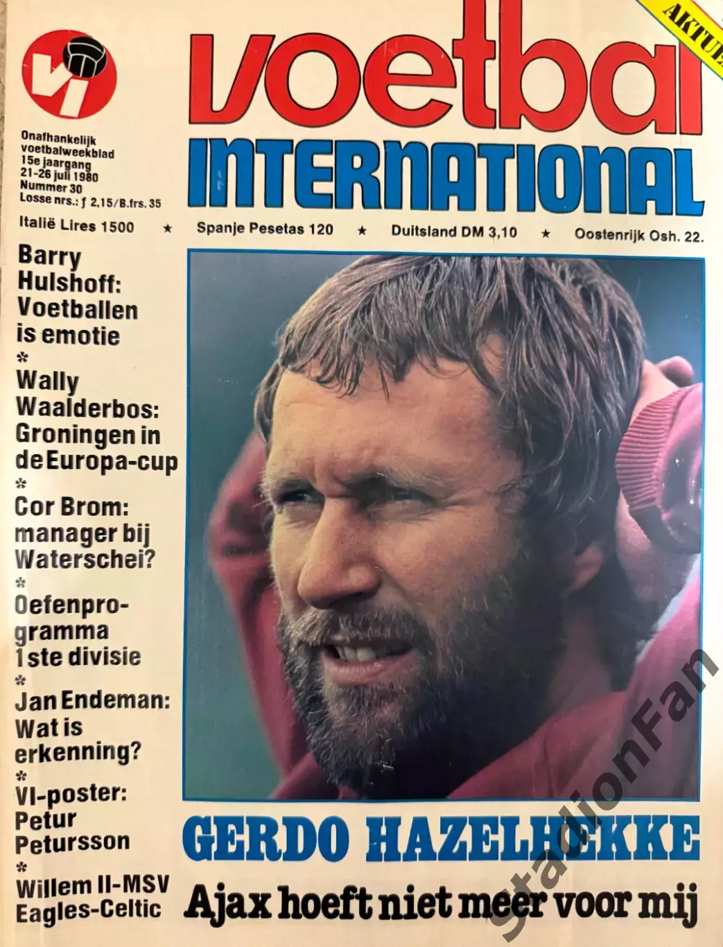 4 журнала Voetbal nr.13,14,30,41-1980 3