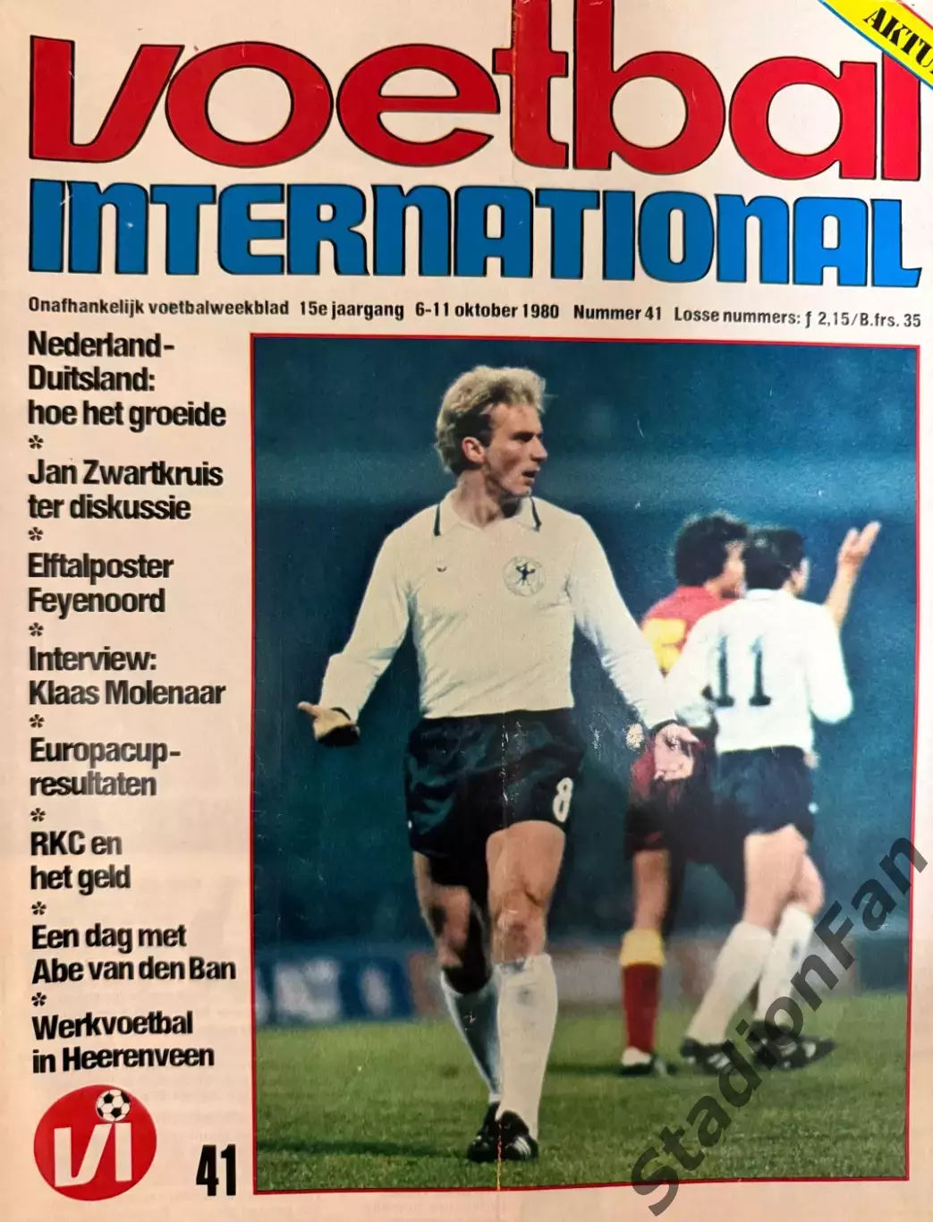 4 журнала Voetbal nr.13,14,30,41-1980 5