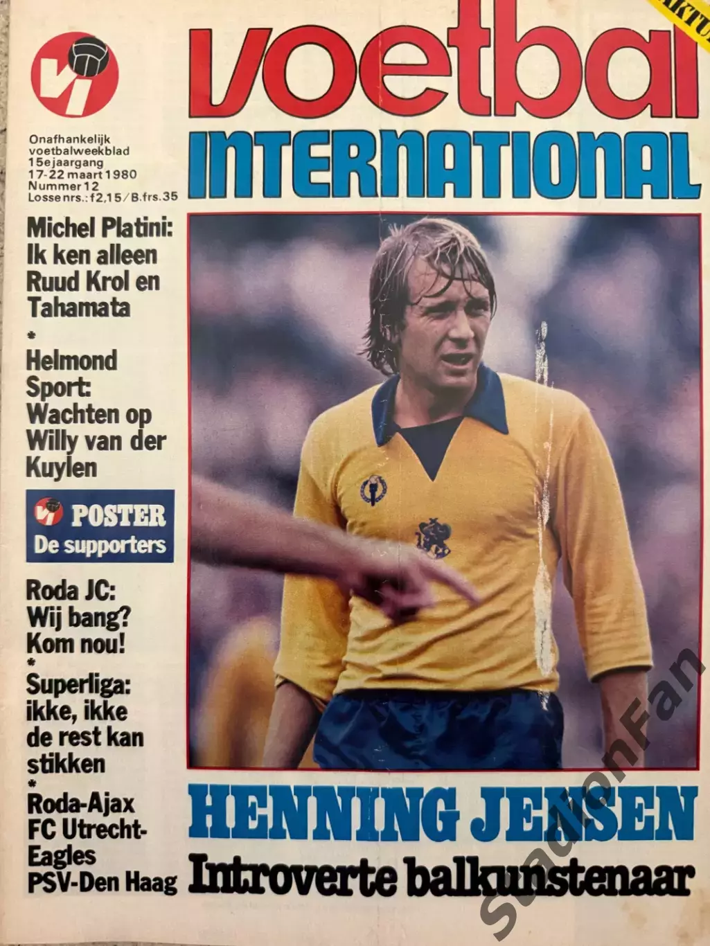 4 журнала Voetbal nr.7,8,11,12-1980