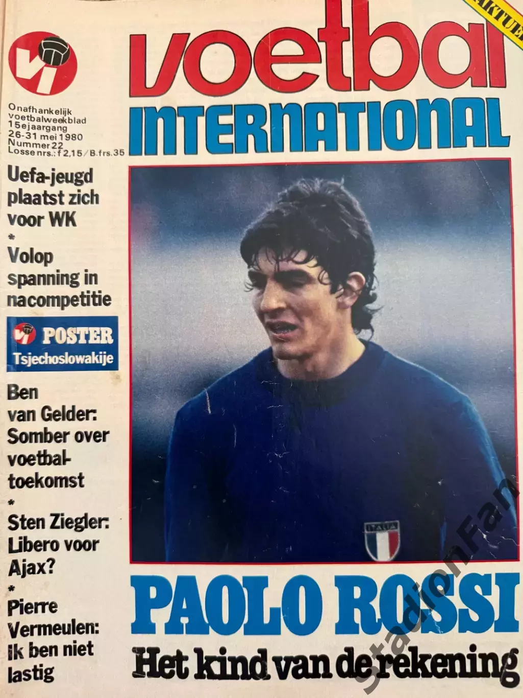 8 журналов Voetbal nr.3,6,15,17,18,20,21,22-1980
