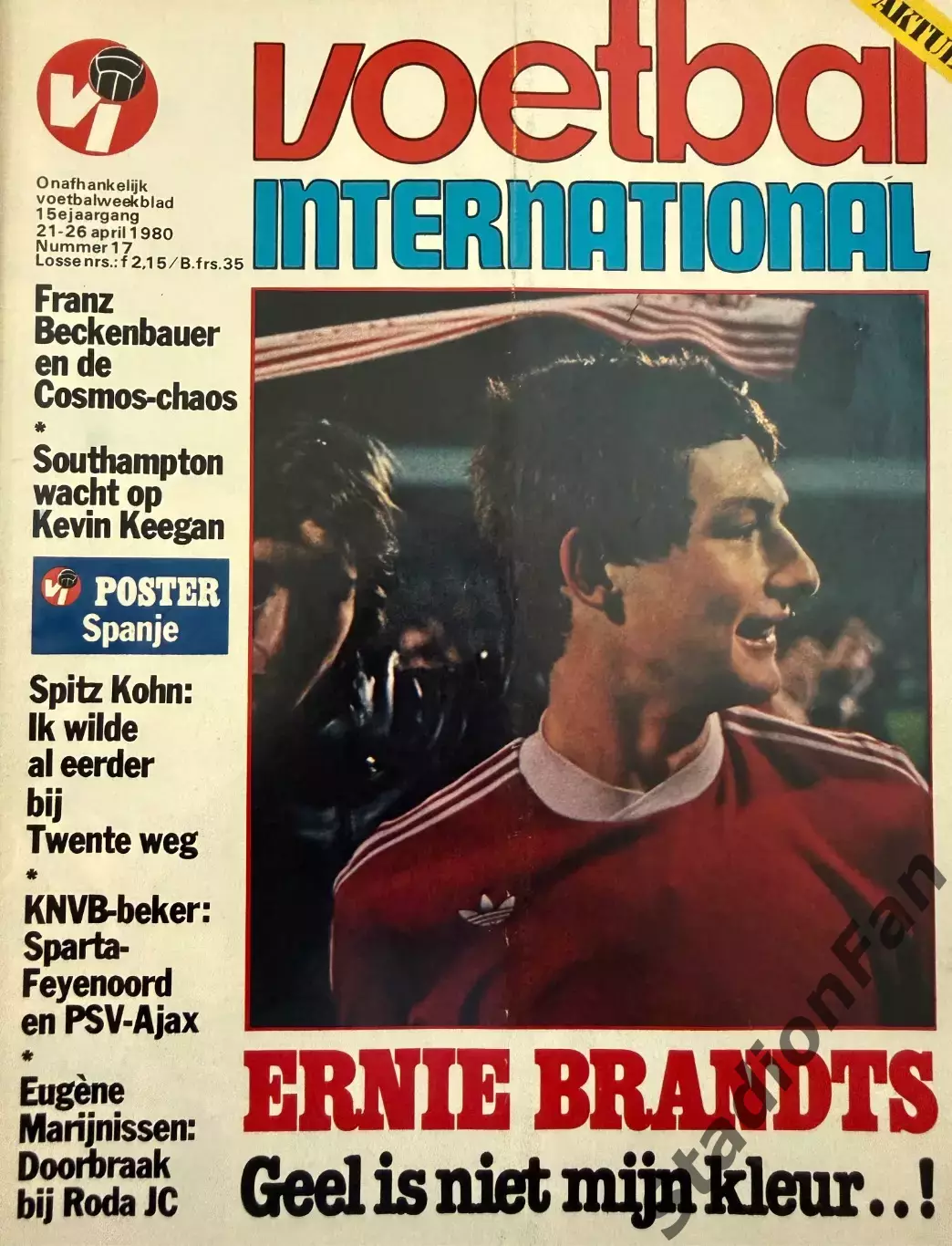 8 журналов Voetbal nr.3,6,15,17,18,20,21,22-1980 5