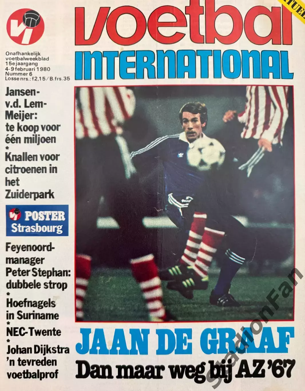 8 журналов Voetbal nr.3,6,15,17,18,20,21,22-1980 7