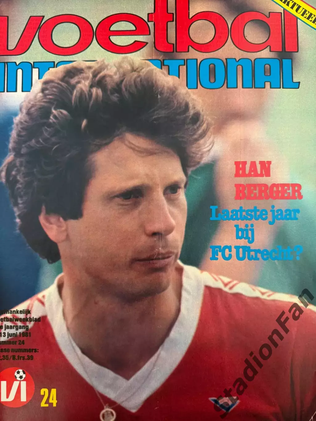 8 журналов Voetbal nr.18,19,20,21,22,23,24,44-1981 2
