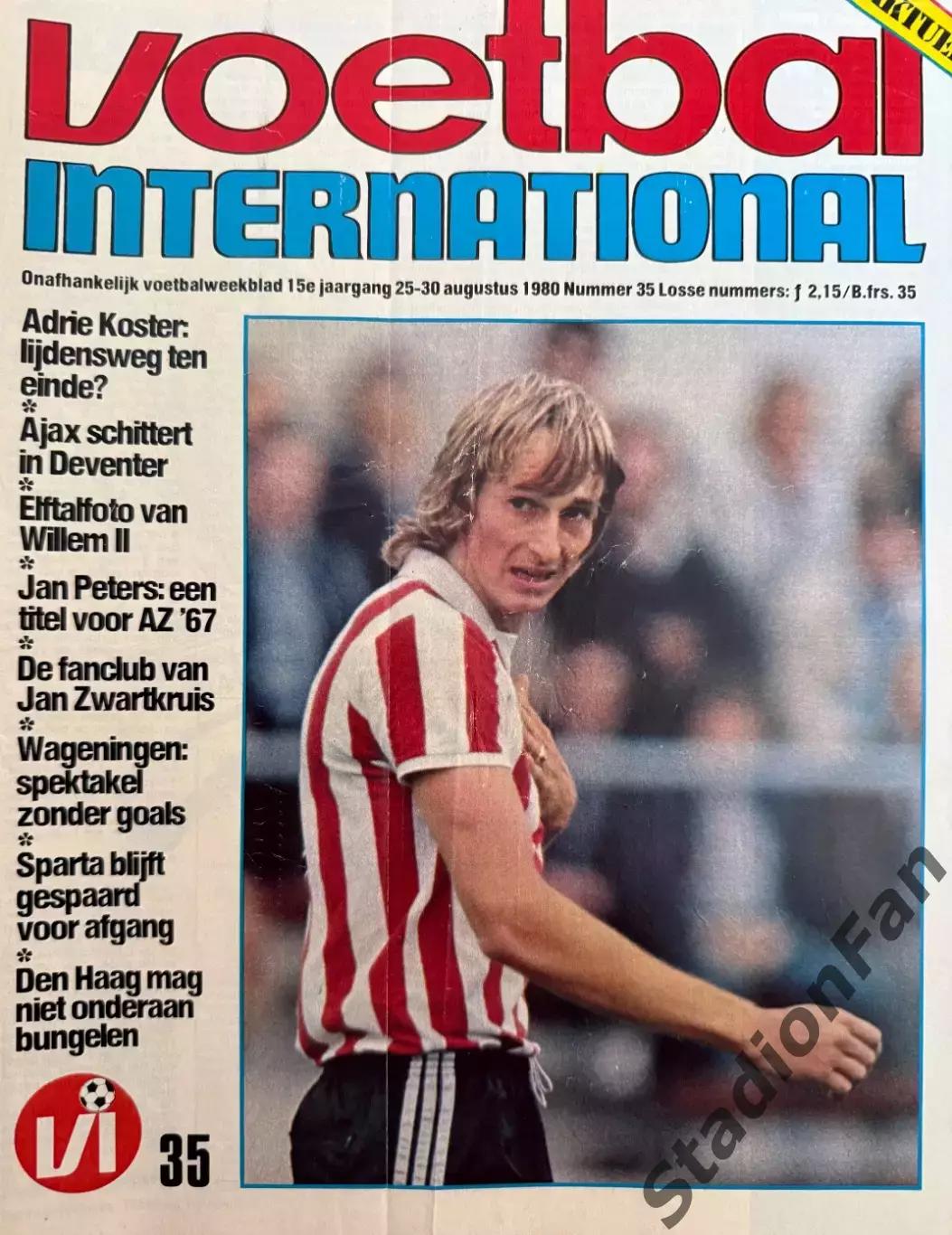 8 журналов Voetbal nr.33,34,35,37,38,39,40,42-1980 7