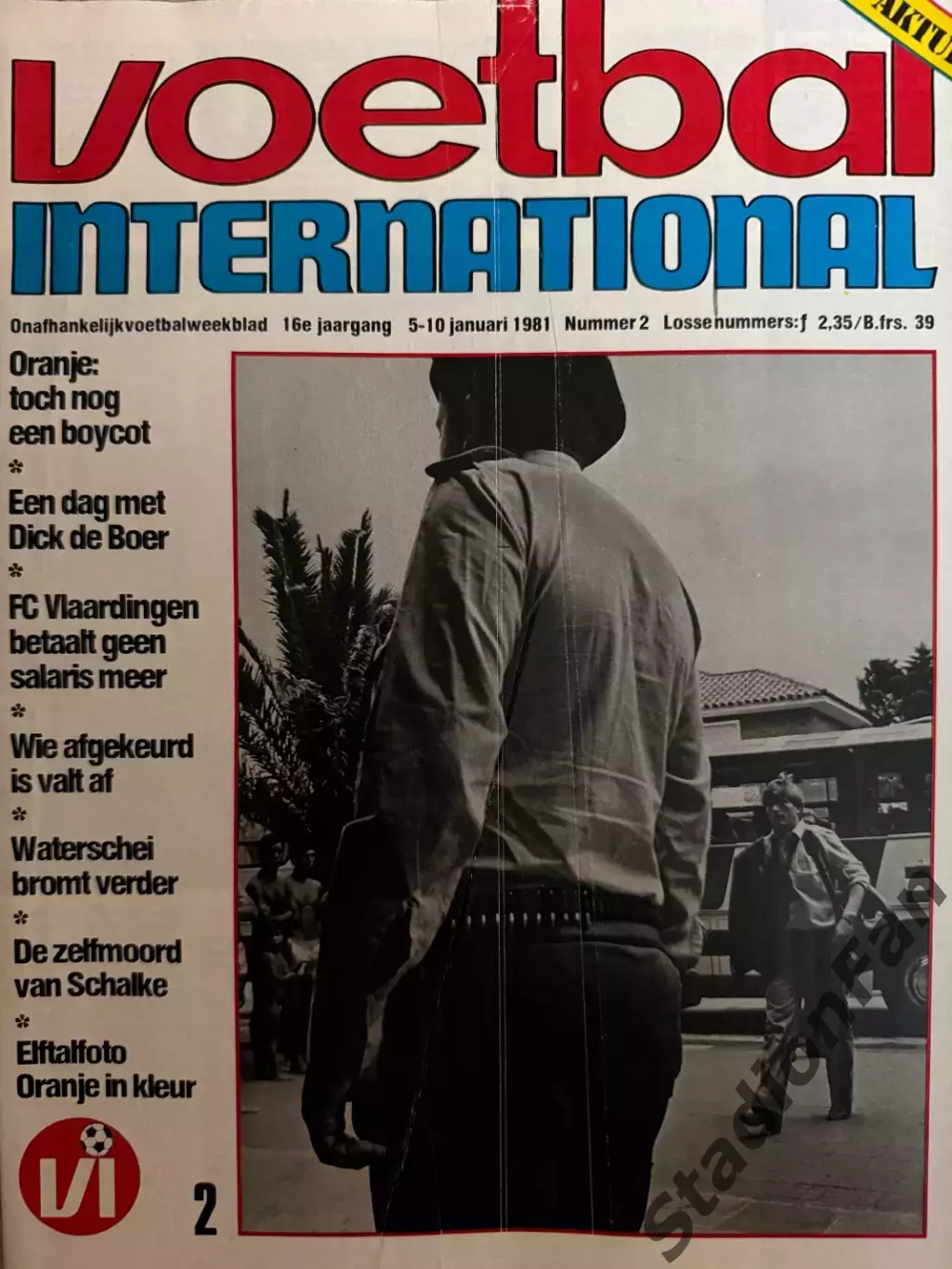 8 журналов Voetbal nr.1,2,3,4,5,6,7,8-1981 1