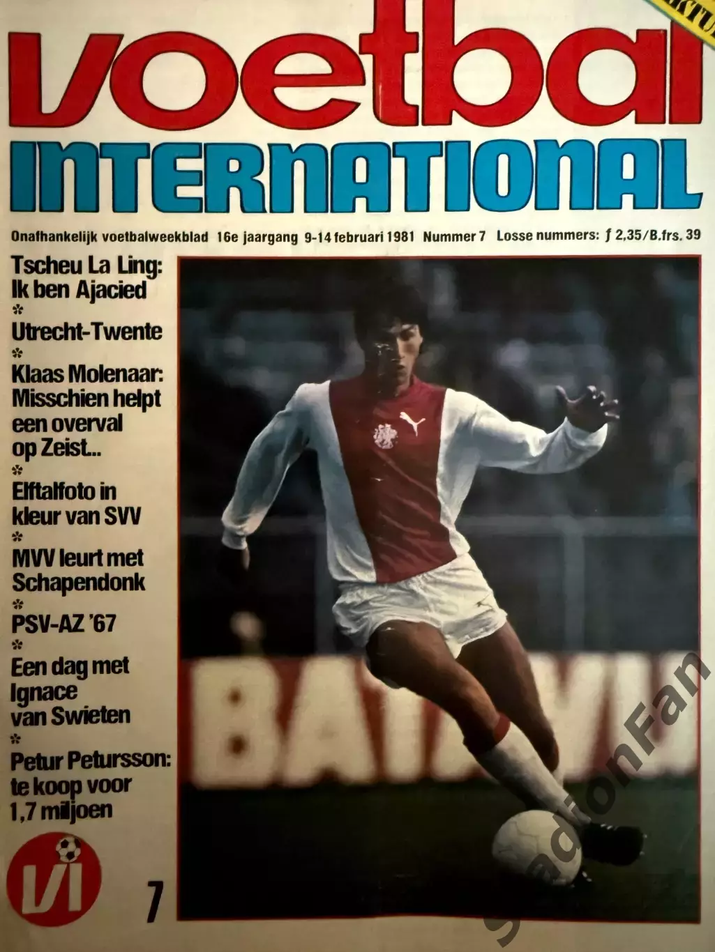 8 журналов Voetbal nr.1,2,3,4,5,6,7,8-1981 5