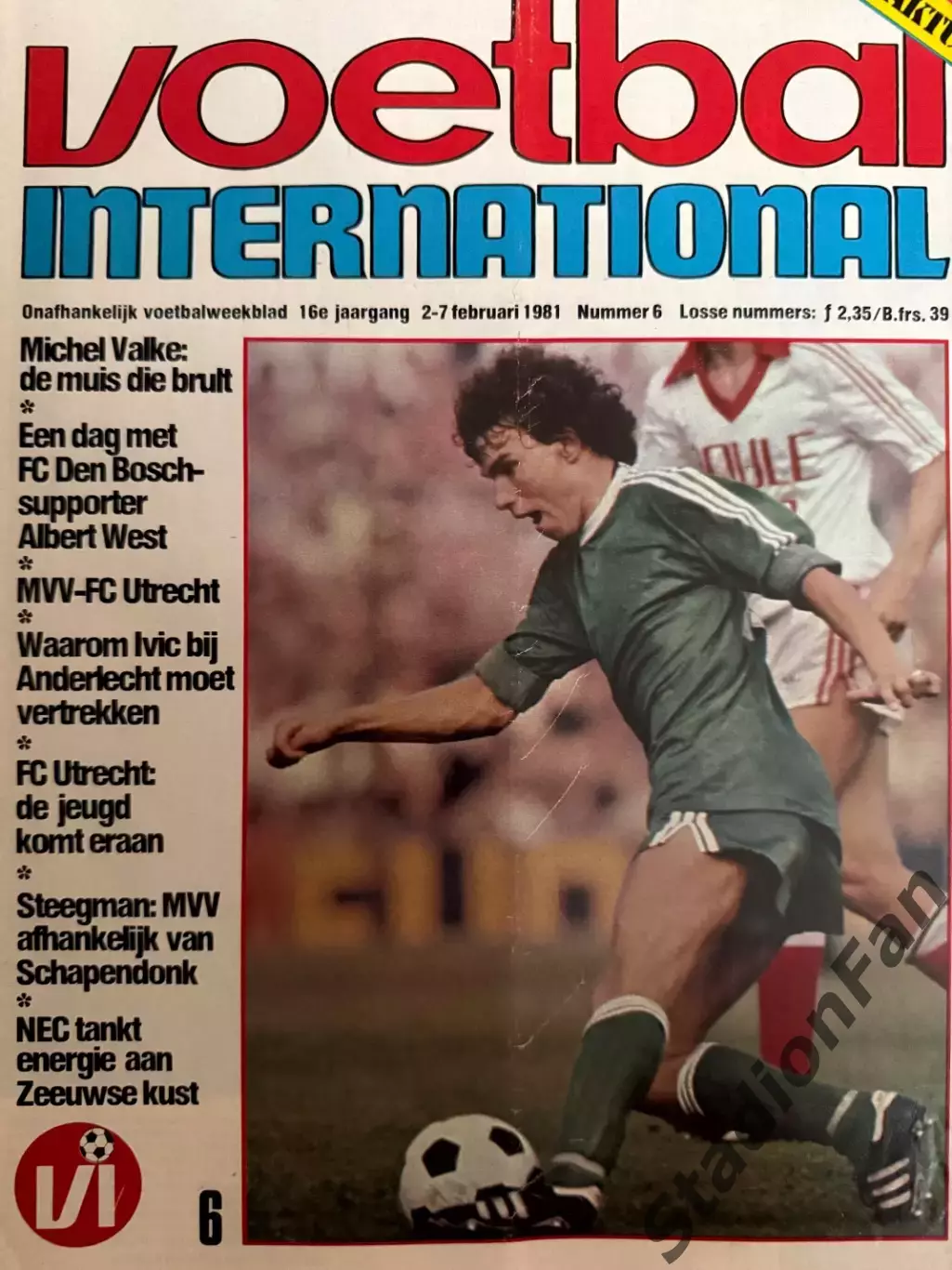 8 журналов Voetbal nr.1,2,3,4,5,6,7,8-1981 6