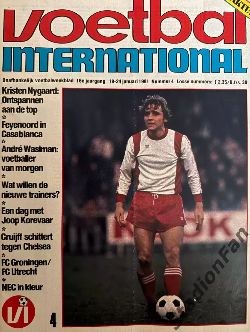8 журналов Voetbal nr.1,2,3,4,5,6,7,8-1981 7