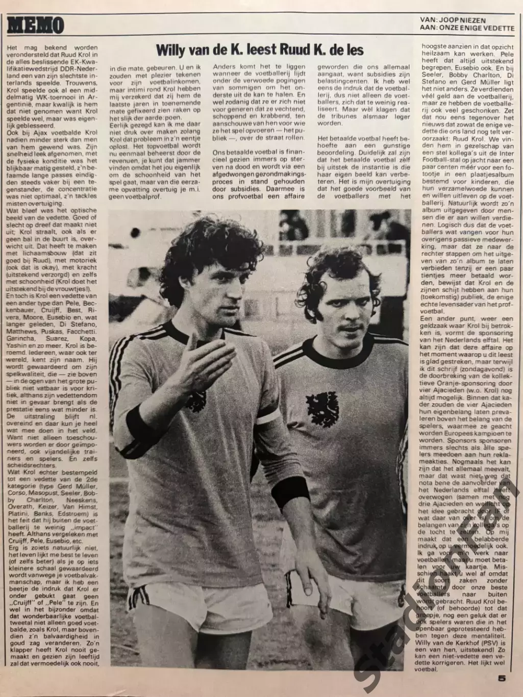 2 журнала Voetbal nr.4,16 -1980 7