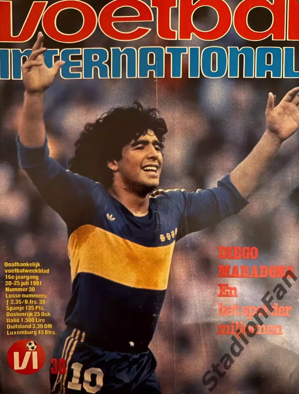 8 журналов Voetbal nr.10,12,28,30,35,37,38,43 -1981