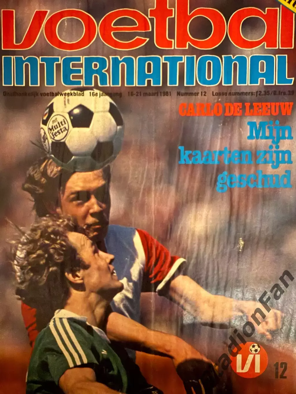 8 журналов Voetbal nr.10,12,28,30,35,37,38,43 -1981 5