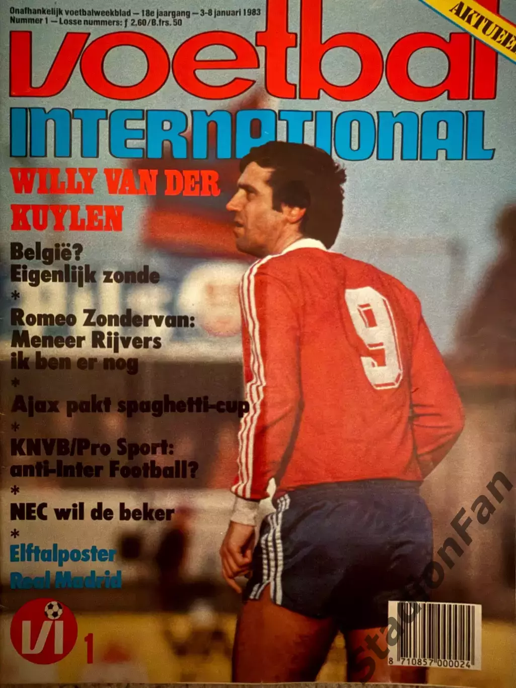8 журналов Voetbal nr.1,2,3,4,5,6,7,8 - 1983 3