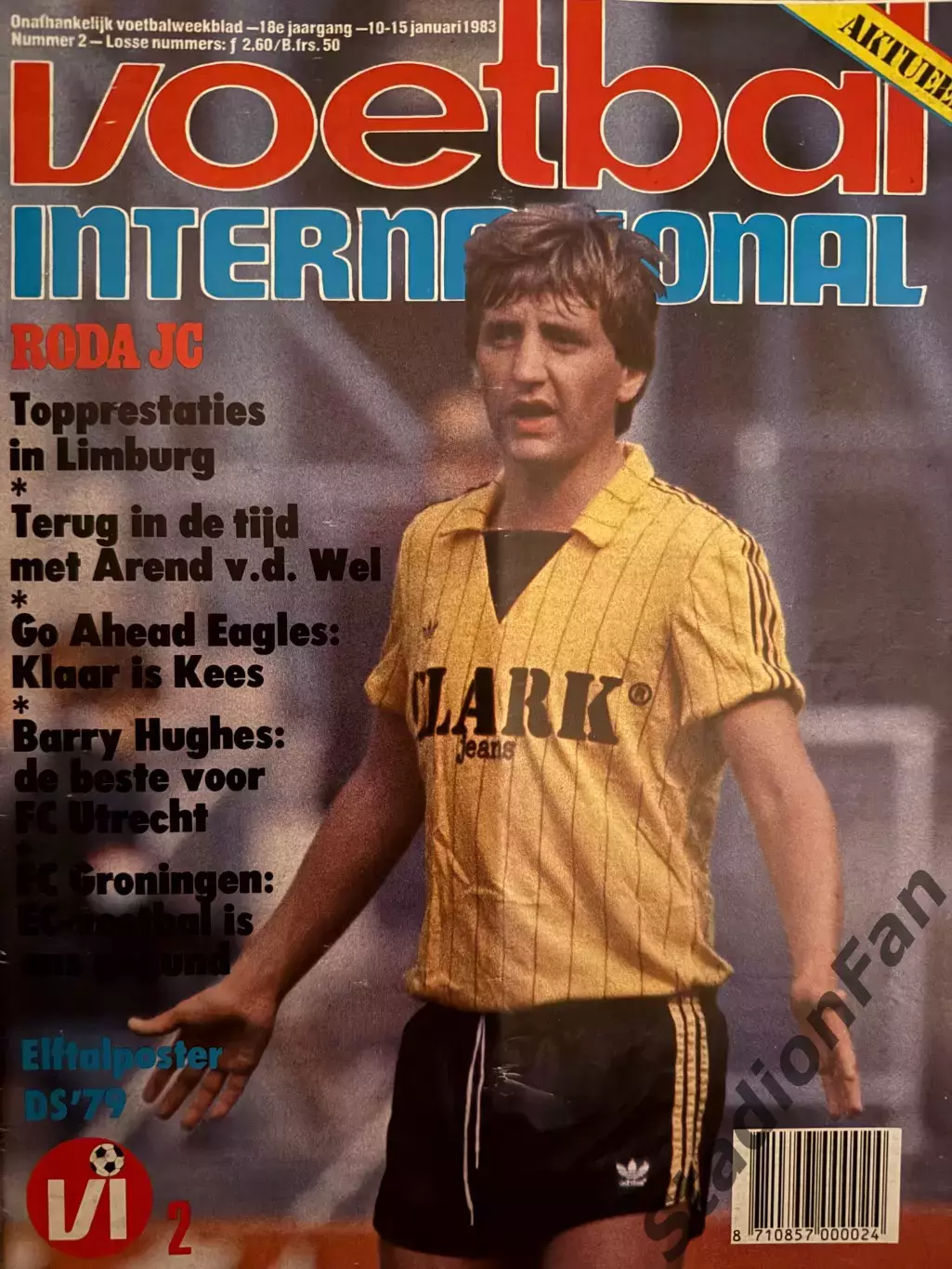 8 журналов Voetbal nr.1,2,3,4,5,6,7,8 - 1983 4